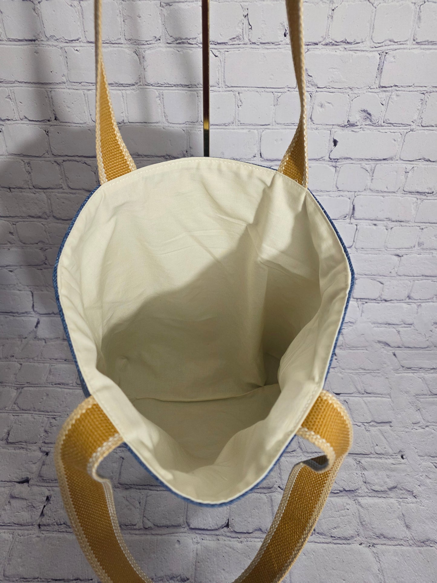 Two-Tone Artisan Tote