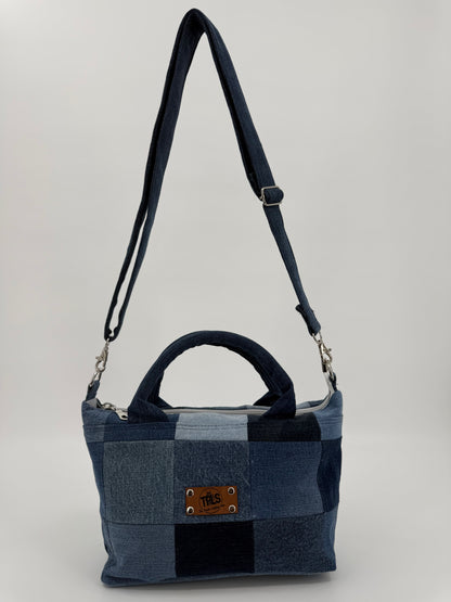 The Patchwork Denim Satchel