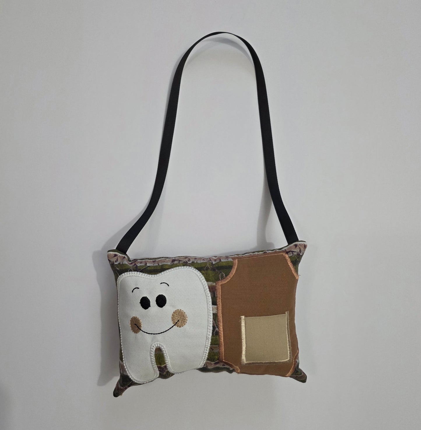 Handcrafted Camo Explorer Tooth Fairy Pillow