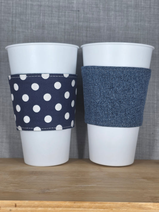 Reusable Fabric Coffee Cup Sleeves Collection