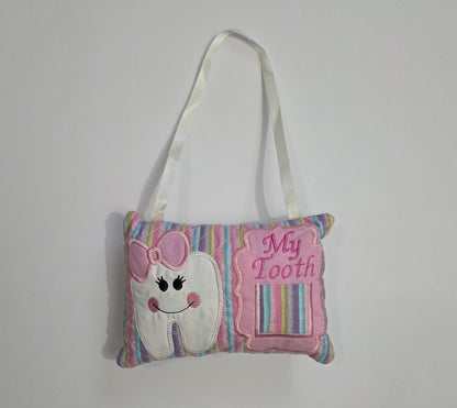 Pastel Smiles Tooth Fairy Pillow