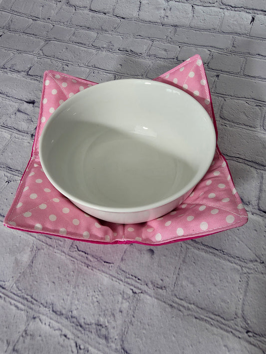 Pretty in Pink Reversible Bowl Cozy