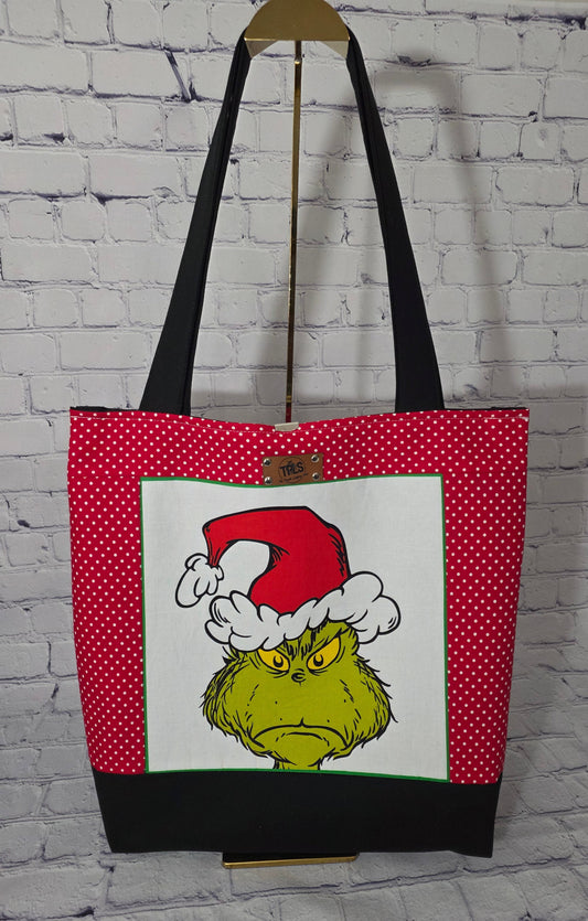 The "Maximum Grinch Energy" Durable Tote Bag