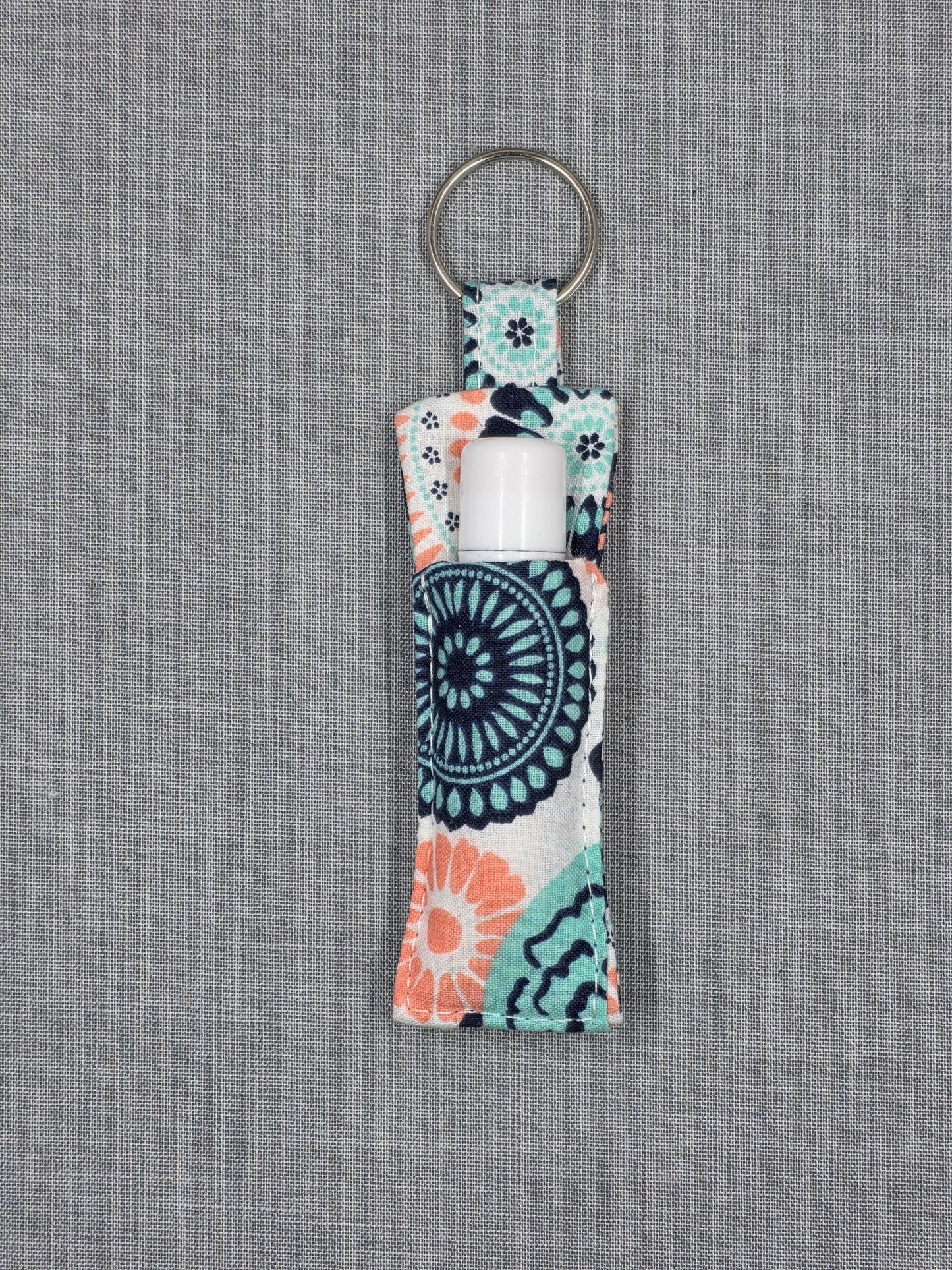 Floral Keychain Lip Balm Holder - Never Lose Your Chapstick Again!
