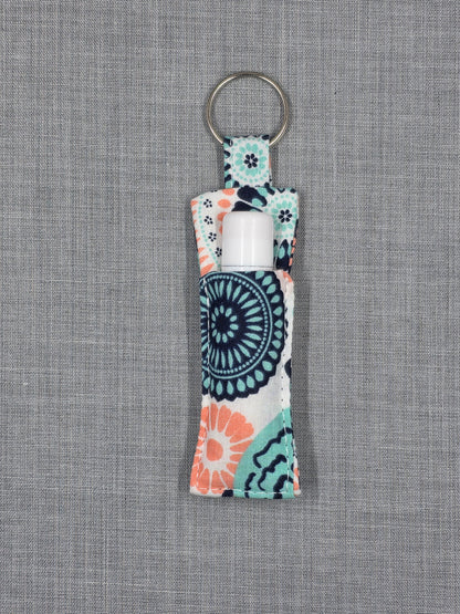 Floral Keychain Lip Balm Holder - Never Lose Your Chapstick Again!