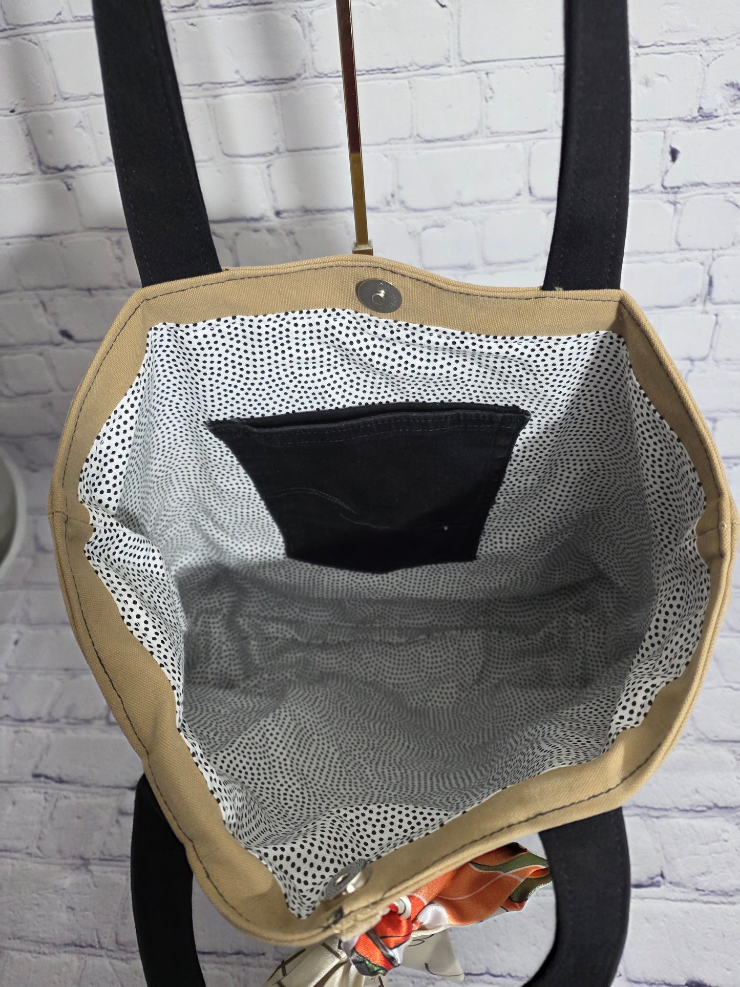 The Classic Tri-Color Canvas Tote